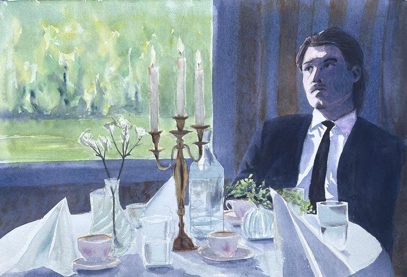 Summer funeral. Pirjo Virtanen 2024.